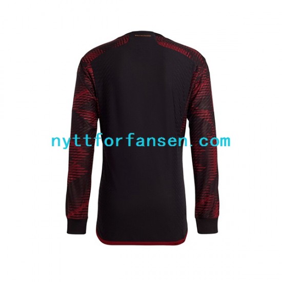 Tyskland Fotballdrakt Herre Bortedraktsett Fotball-VM 2022 Langermet