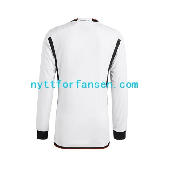 Tyskland Fotballdrakt Herre Hjemmedraktsett Fotball-VM 2022 Langermet