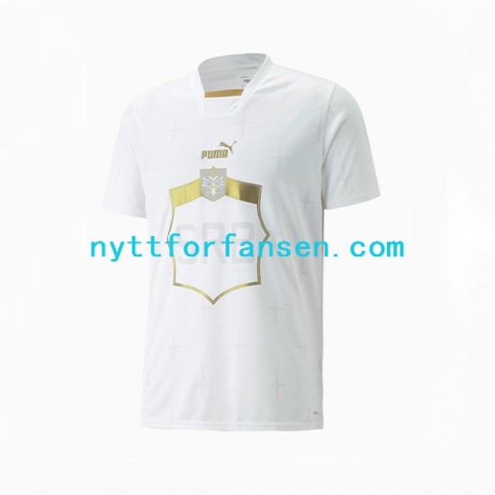 Serbia Fotballdrakt Herre Bortedraktsett Fotball-VM 2022 Kortermet