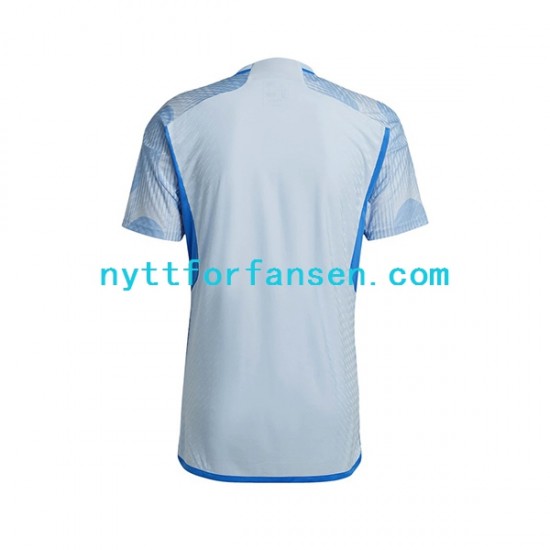 Spania Fotballdrakt Herre Bortedraktsett Fotball-VM 2022 Kortermet