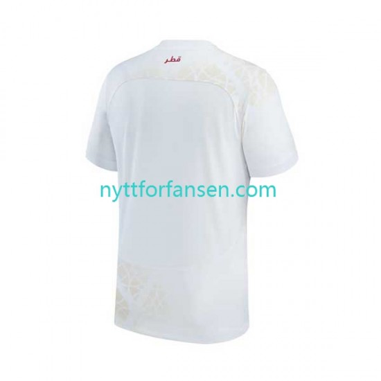 Qatar Fotballdrakt Herre Bortedraktsett Fotball-VM 2022 Kortermet