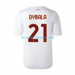 AS Roma Fotballdrakt Paulo Dybala 21 Herre Bortedraktsett 2022-2023 Kortermet