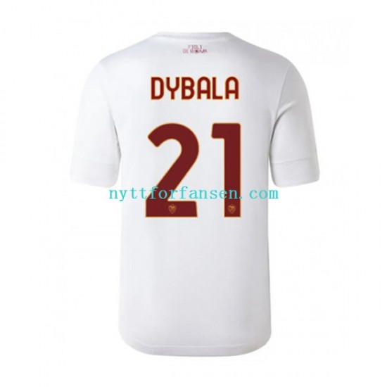 AS Roma Fotballdrakt Paulo Dybala 21 Herre Bortedraktsett 2022-2023 Kortermet