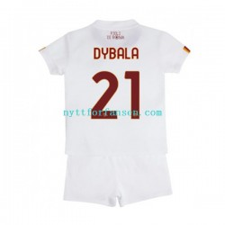 AS Roma Fotballdrakt Paulo Dybala 21 Barn Bortedraktsett 2022-2023 Kortermet