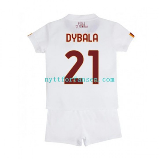 AS Roma Fotballdrakt Paulo Dybala 21 Barn Bortedraktsett 2022-2023 Kortermet
