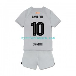 FC Barcelona Fotballdrakt Ansu Fat 10 Barn Tredjedraktsett 2022-2023 Kortermet