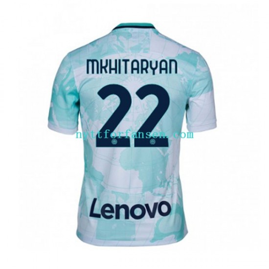 Inter Milan Fotballdrakt Henrikh Mkhitaryan 22 Herre Bortedraktsett 2022-2023 Kortermet