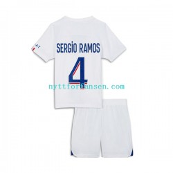 Paris Saint-Germain Fotballdrakt Sergio Ramos 4 Barn Tredjedraktsett 2022-2023 Kortermet