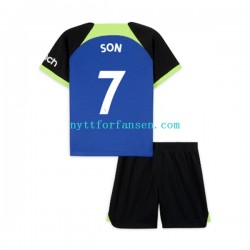 Tottenham Hotspur Fotballdrakt Son Heung-min 7 Barn Bortedraktsett 2022-2023 Kortermet