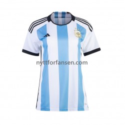 Argentina Fotballdrakt Dame Hjemmedraktsett Fotball-VM 2022 Kortermet