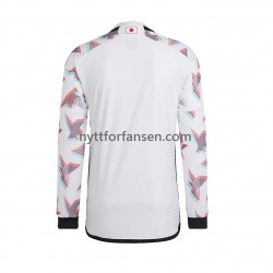 Japan Fotballdrakt Herre Bortedraktsett Fotball-VM 2022 Langermet