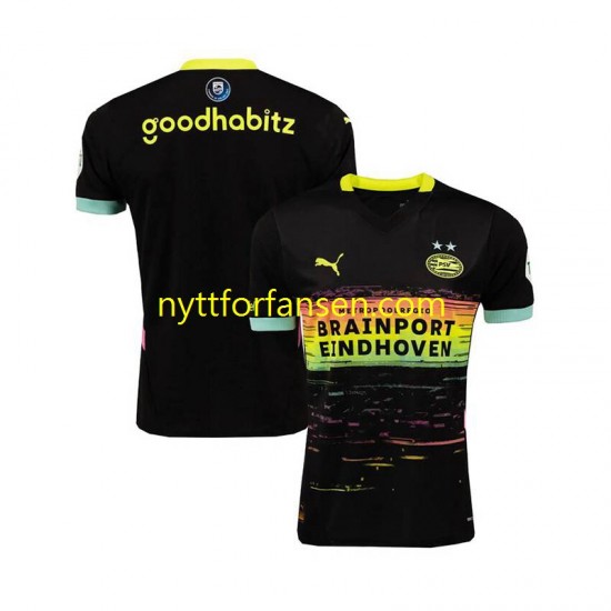 PSV Eindhoven Fotballdrakt Herre Bortedraktsett 2024-2025 Kortermet