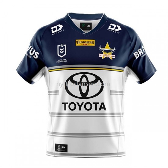 North Queensland Cowboys Rugby Fotballdrakt Herre Bortedraktsett 2021